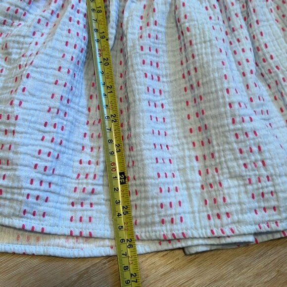 Juicy Couture Girls Light Blue Embroidered Stitch Tiered Pom Dress Size 8/10 - Picture 5 of 8